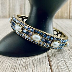 Heidi Daus Blue and Gold Necklace